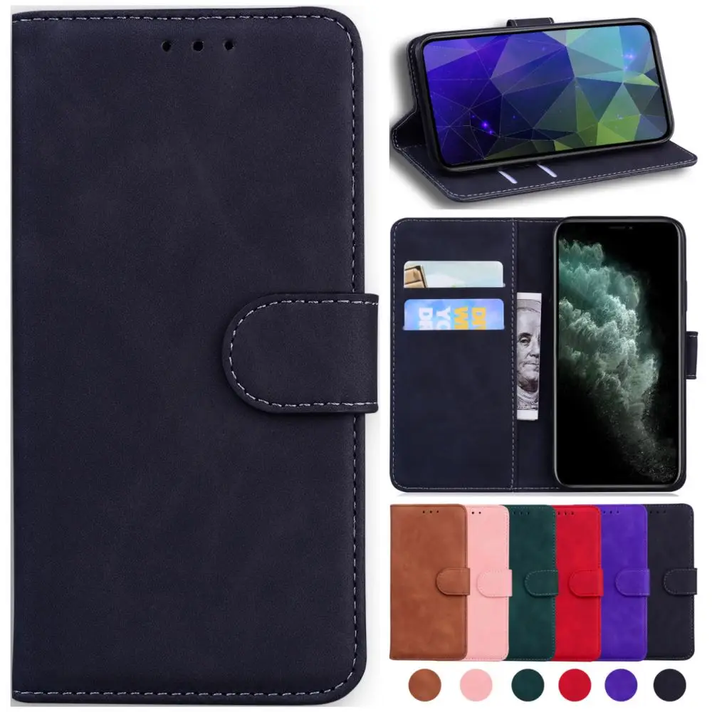 

PU Leather Flip Wallet Case For LG Stylo 6 5 K71 K61 K52 K40S K41S K51S K50 Q52 Q60 Solid Color Holster Card Slot Coque O26F