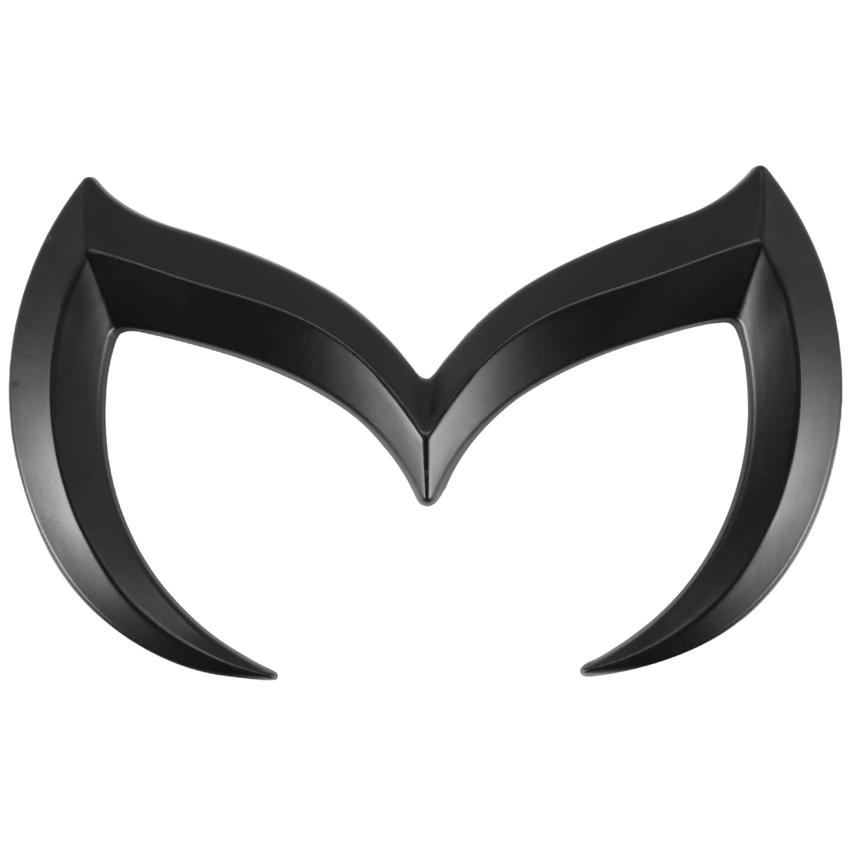 

Черная эмблема с логотипом злого м, наклейка для Mazda, все модели автомобиля, задняя наклейка, табличка, декоративные аксессуары
