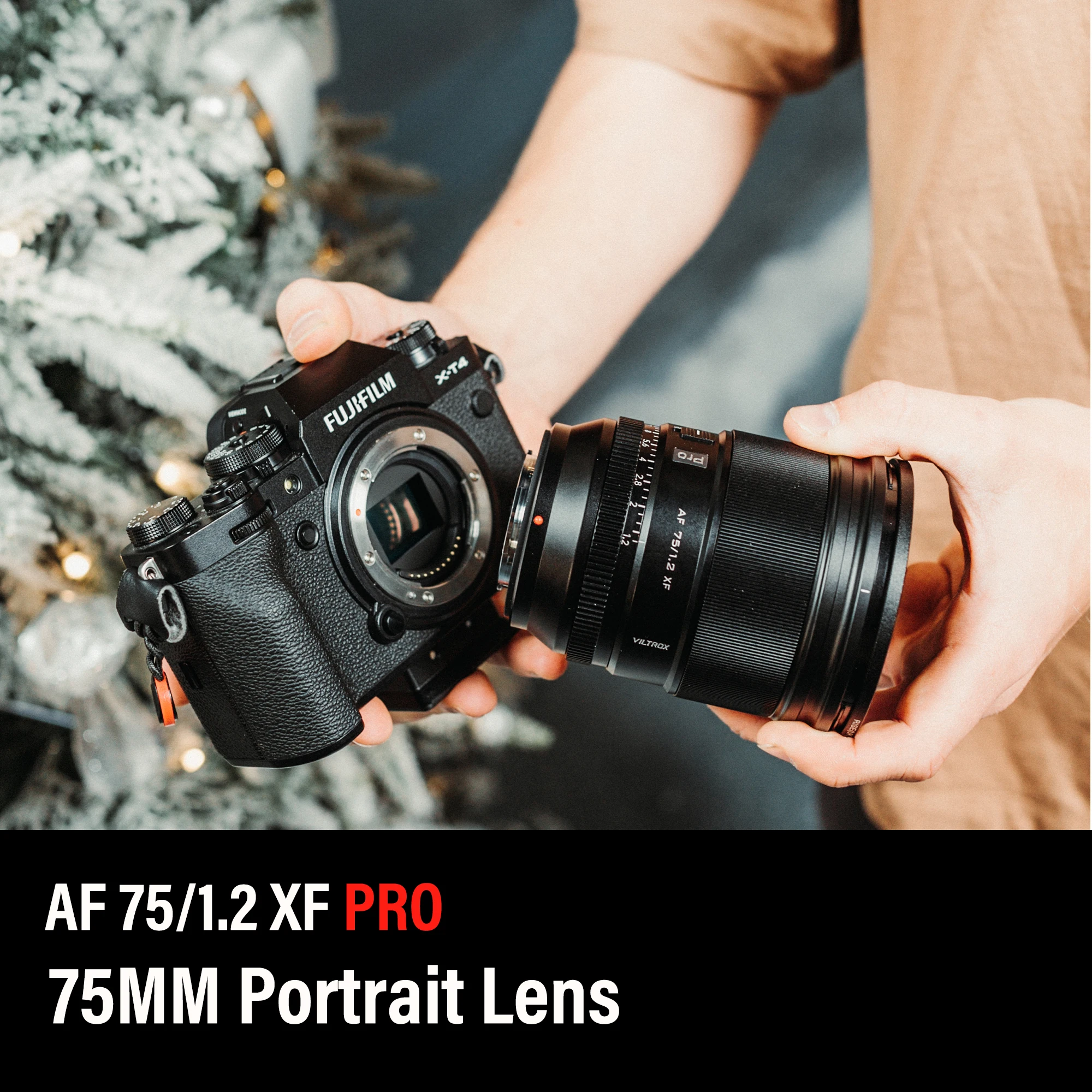 VILTROX 75 мм F1.2 Pro EZXF объектив с автофокусом и большой диафрагмой APS-C Prime для камер Sony с электронным креплением Nikon Z-mount Fujifilm XF-mount (art.: 3920d23658396) - 3920d23658396