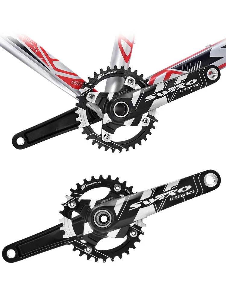 Коленчатая звезда для горного велосипеда коленчатая из алюминиевого сплава с