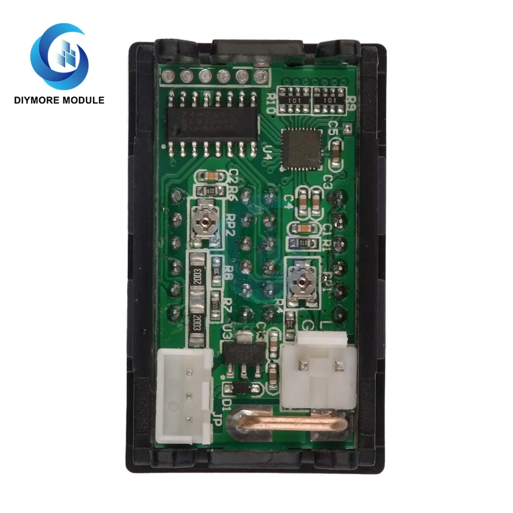 Вольтметр Амперметр постоянного тока 500 в 10 А красный + синий светодиодный