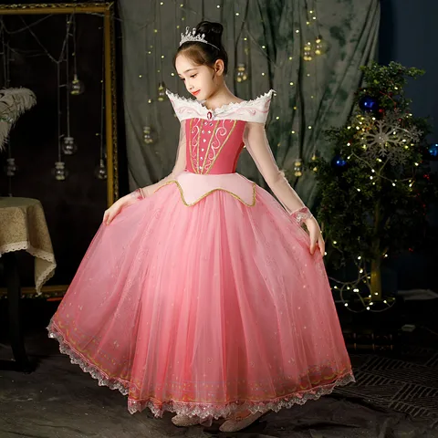 Ruifglasb, модные платья принцессы для сна, красивые платья для девочек, детское платье, платье Авроры, детский костюм для вечерние ринки, одежда