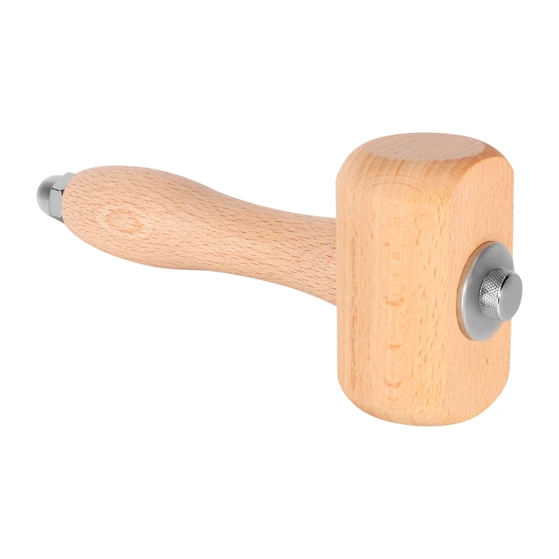

JHD-Wooden Mallet Leathercraft Carving Hammer Sew Leather Tool Kit (Wooden)
