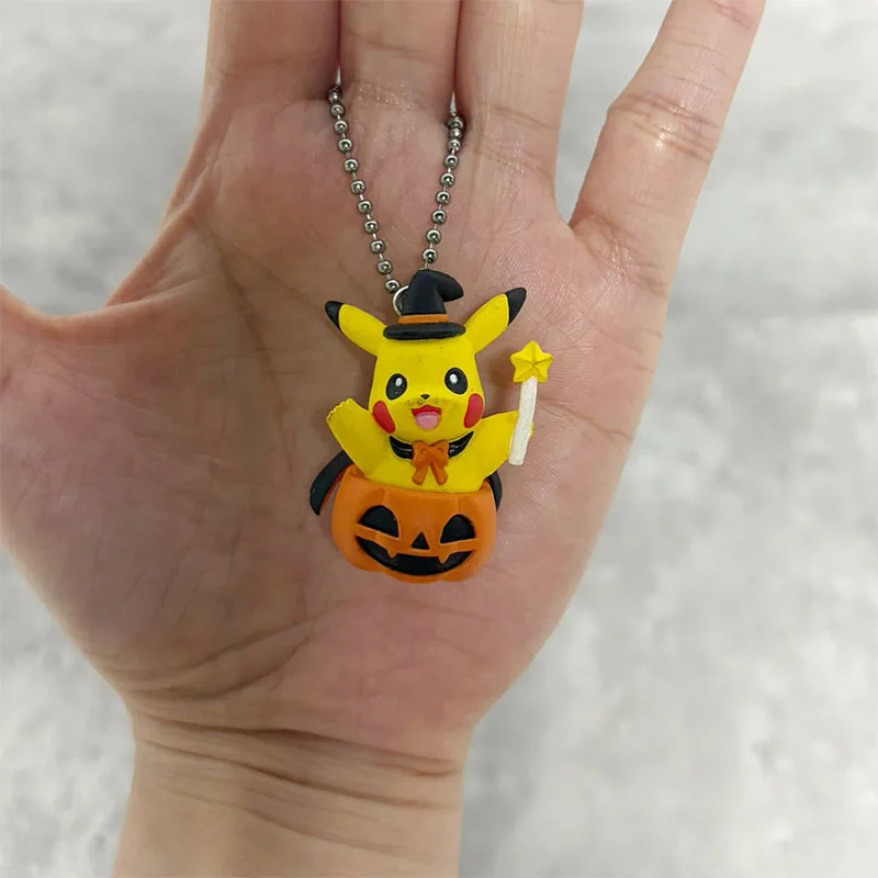 Фото Мультфильм Пика Bewear Gengar Mimikyu Хэллоуин аниме фигурку игрушки брелки подарки для детей TAKARA TOMY коллекция кукол №2
