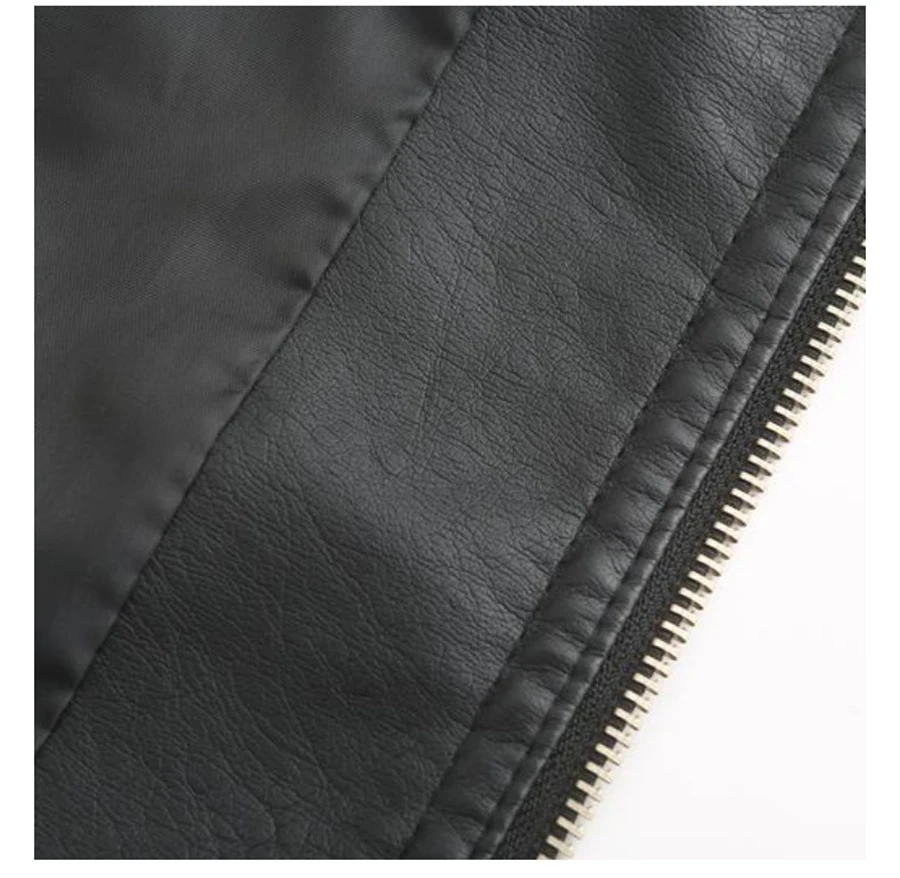 Kenntrice Women Oversized PU Leather Blouses Spring Autumn Zipper Female Streetwear Slim Coat Mandarin Collar Motorcycle Jacket