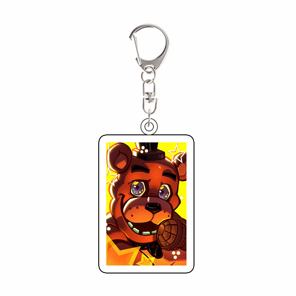 Акриловый брелок-украшение по игре FNAF с персонажами Фредди Фазбер, Бонни, Фокси, Чика. Подарок на фестиваль, украшение для рюкзака, подвеска. (art.: 3920dd0dfd692) - 3920dd0dfd692