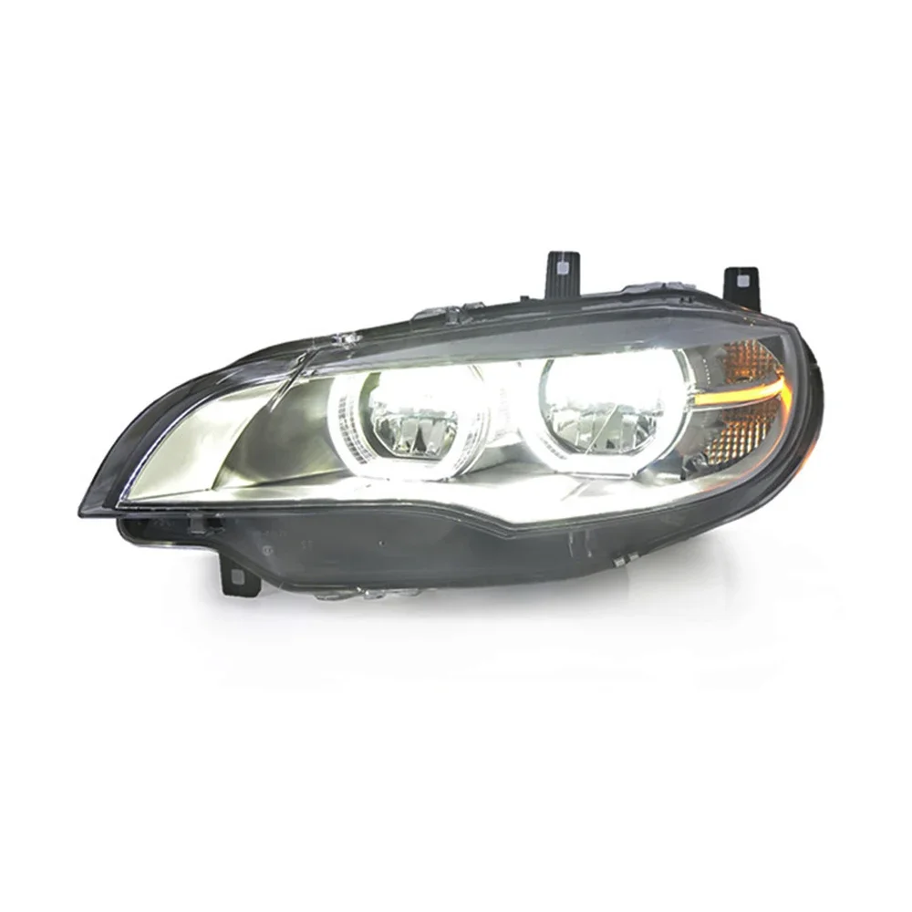 2 шт. подходят для фар BMW X6 2008-2013 E71 автомобильные DRL светодиодные фары проектор