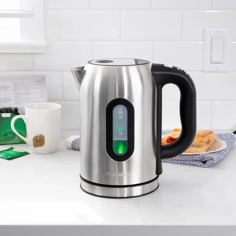 

Electric Kettle, 1.7 Litre, Digital & Cordless Kettle, Stainless Steel