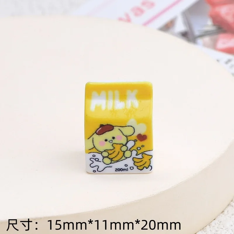 10 шт. модели из смолы, милый мультяшный 3D животных, коробка для молока, серия для скрапбукинга, ювелирные изделия своими руками, заколки для волос, чехол для телефона, орнамент, аксессуары A20 (art.: 3920cab601dbd) - 3920cab601dbd