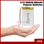 Перезаряжаемый литий-полимерный аккумулятор 3,7 в 503048 053048 мАч для MP3 MP4 Bluetooth GPS Беспроводная стереогарнитура Аккумулятор для планшета