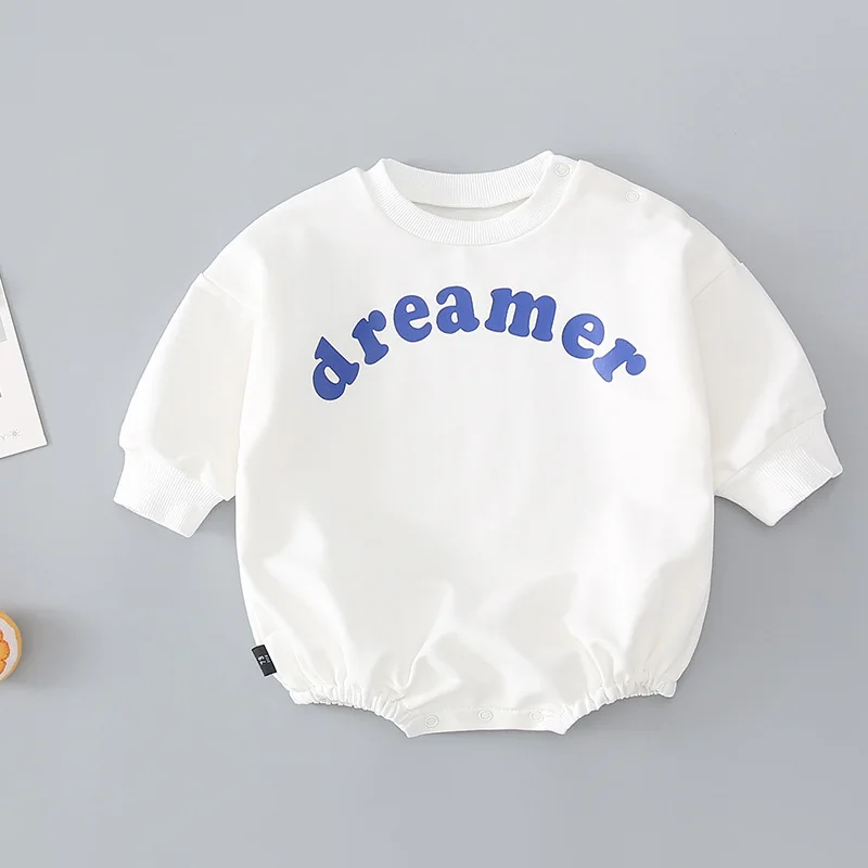 Spring Children's Sweatshirt Dreamer Clothing Cotton Baby Boys Girls Long Sleeve Pullover Toddler Autumn Hoodie Clothes 3-24M