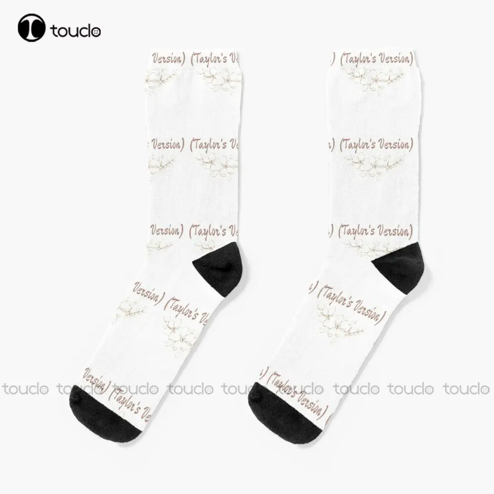 

Taylor'S Version Socks Mens Soccer Socks Personalized Custom Unisex Adult Teen Youth Socks 360° Digital Print Custom Gift