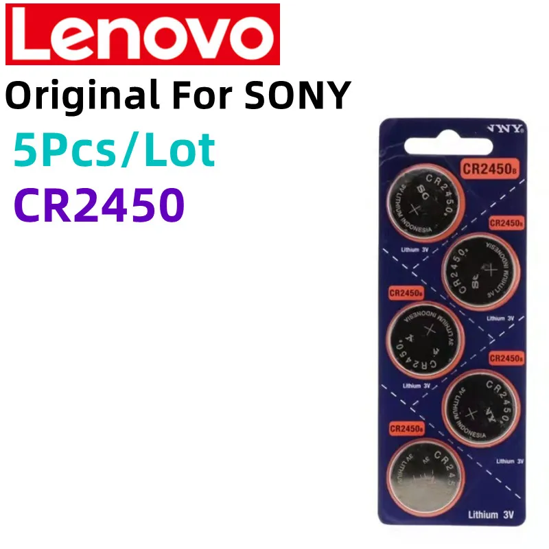 Оригинальные батарейки для SONY CR2450, для пультов дистанционного управления, часов, игрушек, светодиодная лампочка, часовая батарейка, DL2050, BR2450, LM2450, KCR5029, 5029LC