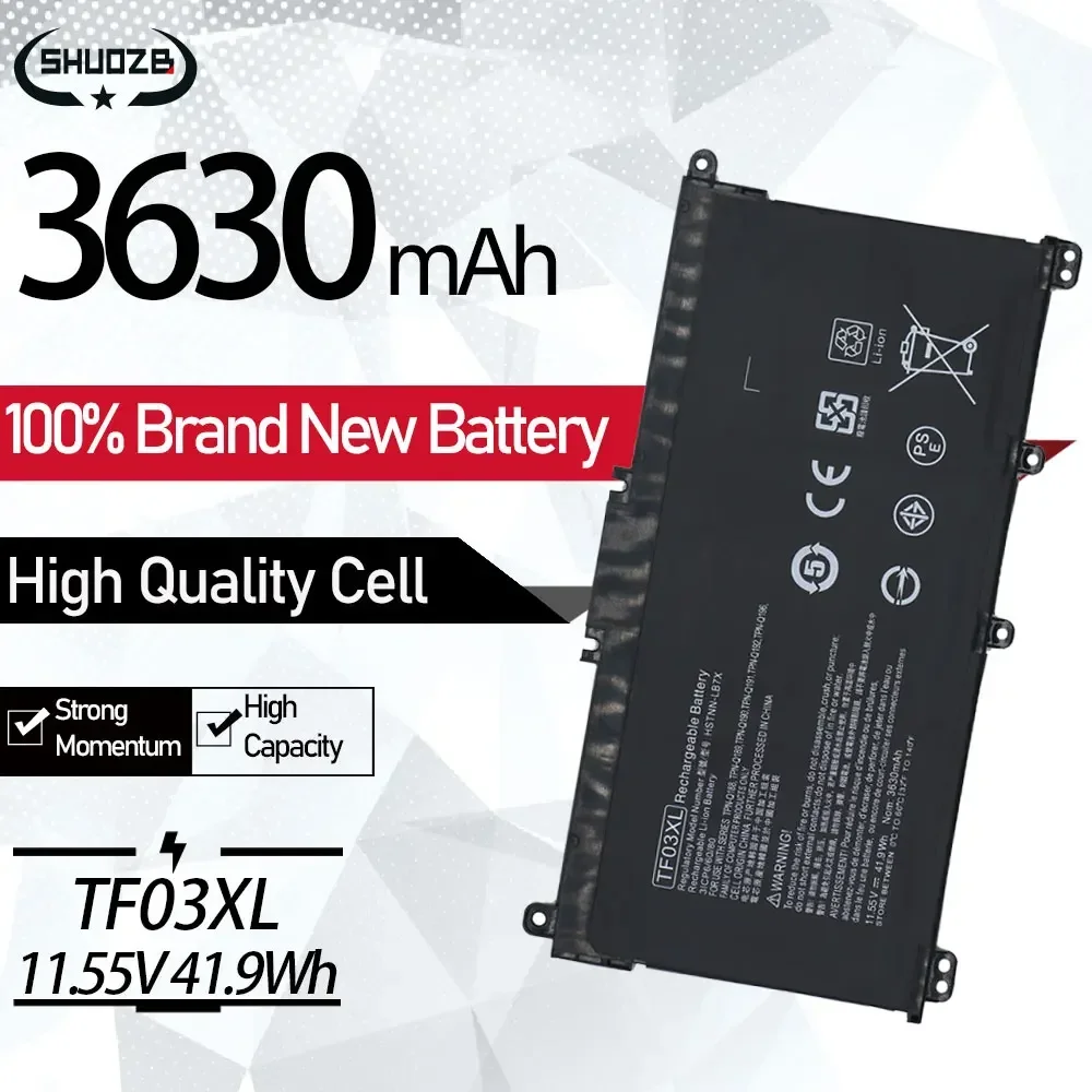 Новый аккумулятор TF03XL для HP 15-CC 14-bf033TX 14-bf108TX 14-bf008TU 15-CC000NO HSTNN-LB7X HSTNN-UB7J TPN-Q188 TPN-Q190 Q191