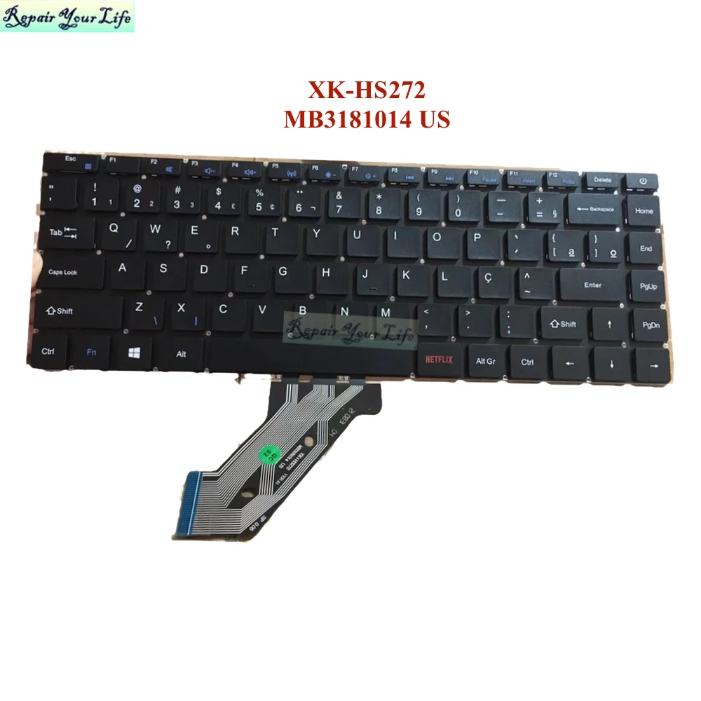 PT-BR Brazil Laptop Keyboard For COMPAQ Presario CQ-27 MB3181009 XK-HS121 YMS-0177 MB3181014 XK-HS272 Brazilian keyboard NETFLIX