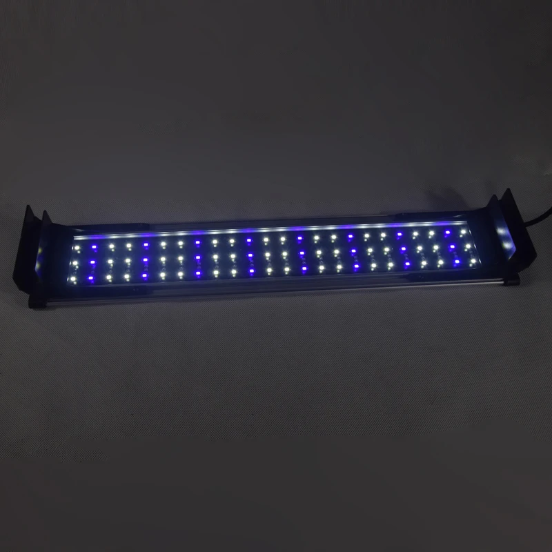 Светодиодный светсветильник льник для аквариума лампа 40-60 см 15 Вт с выдвижными