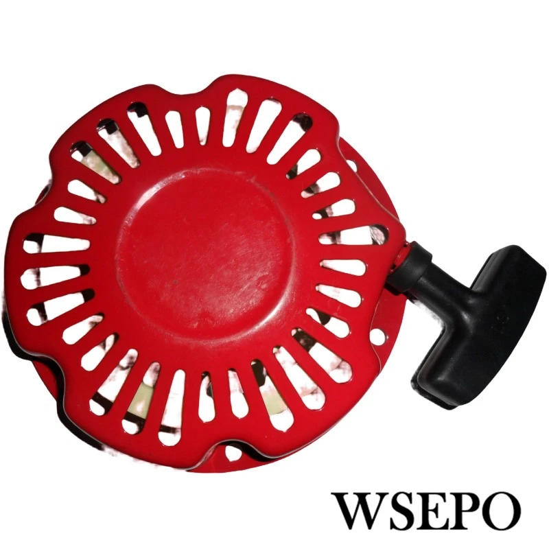 Качественный Натяжной старт отдачи для 152F 52 мм, размер отверстия 2,5 л.с., 97 куб. См, бензиновый двигатель 1 кВт, генератор, водяной мини-насос для велосипеда, запасные части