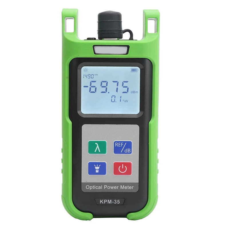 

KPM-35 Optic Fiber Power Meter FTTH Fiber Cable Tester and Singlemode Fiber Optical Light Source -70 - +10Dbm