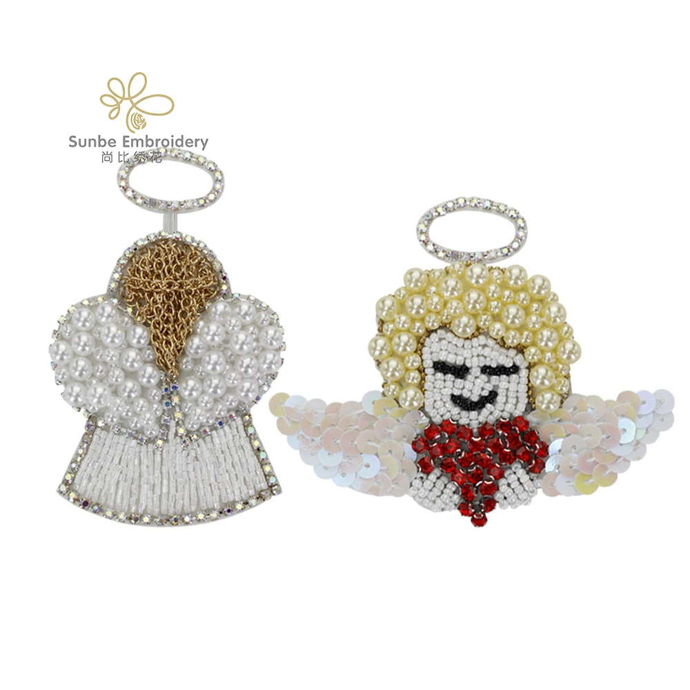 

5 шт., вышитая аппликация с изображением Иисуса и нашей леди