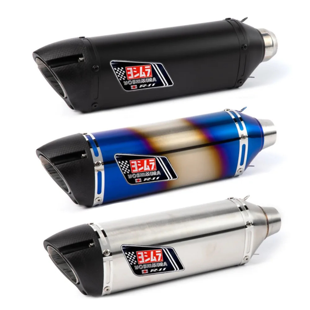 

Motorcycle Exhaust Muffler Stainless Steel OD:51mm Length 335mm Exhaust Pipe FOR YAMAHA FZ1 SR 400 MT-03 MT03 FOR KAWASAKI W800