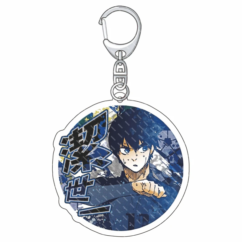 

BLUE LOCK Keychain Isagi Yoichi Cosplay Anime Chigiri Hyoma Acrylic Pendant Fashion Jewelry Schoolbag Pendant Jewelry Gift