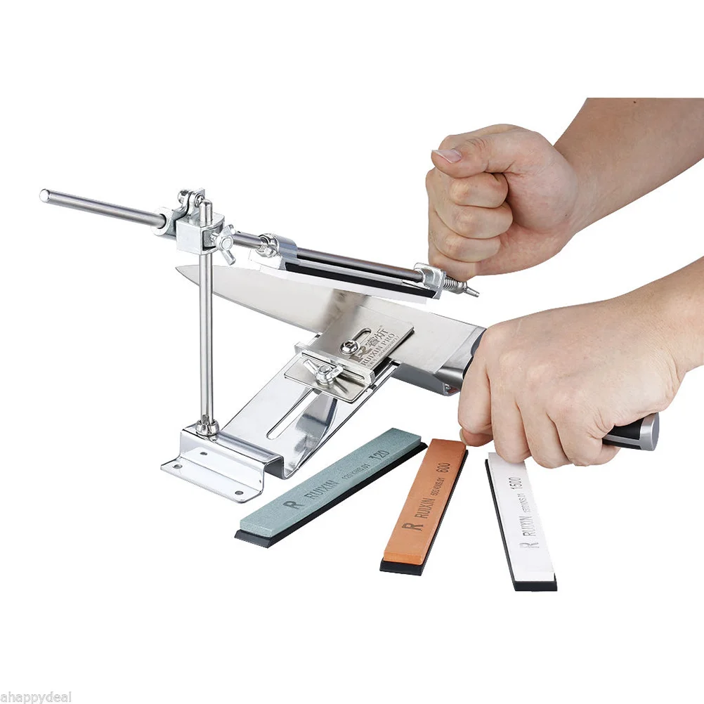 

Fixed-angle Sharpener Kitchen Sharpening System with Whetstone