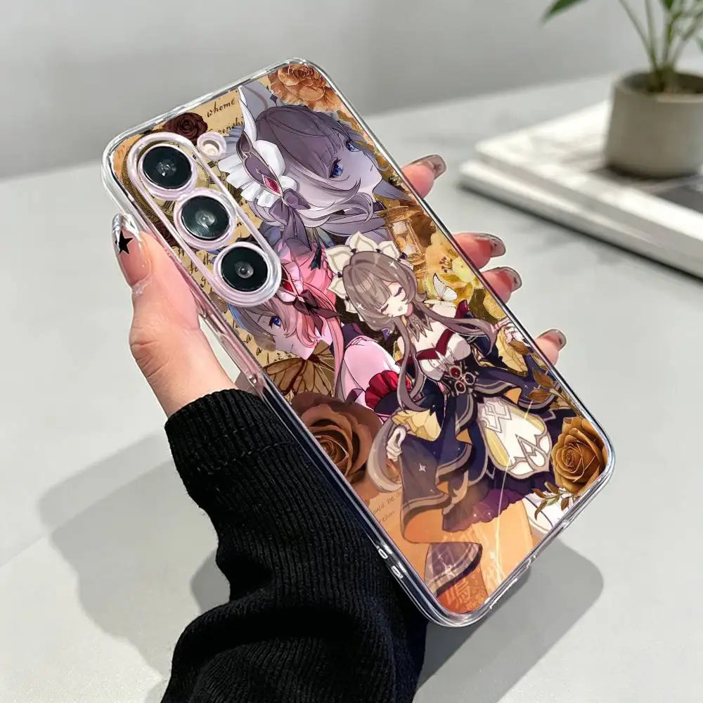 Фото Чехол для телефона Genshin Impact Game Sandrone для Samsung Galaxy A10,12,20,21S,30,31,40,50,51,52,70,A71, другие модели, прозрачный, мягкий №4
