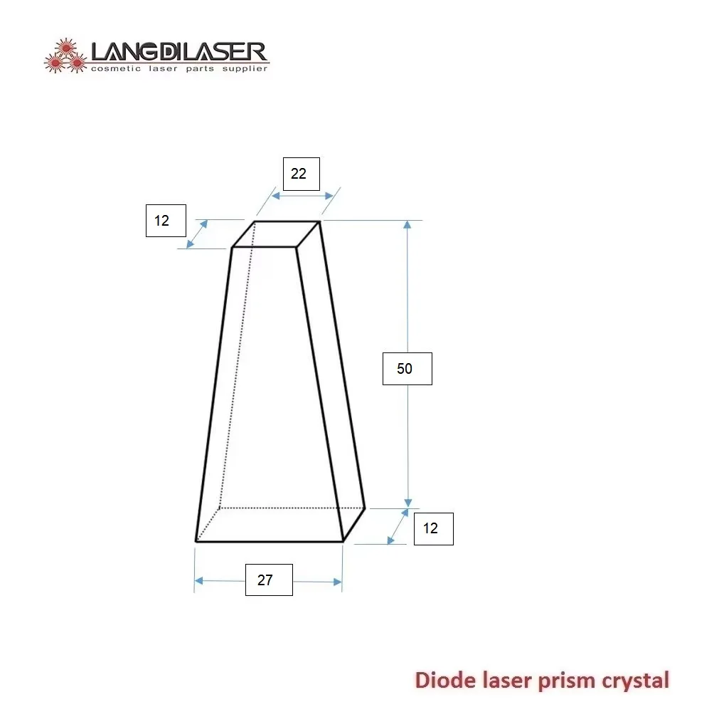 Лазерная призма кварцевая AR@755/808/940/1064 нм