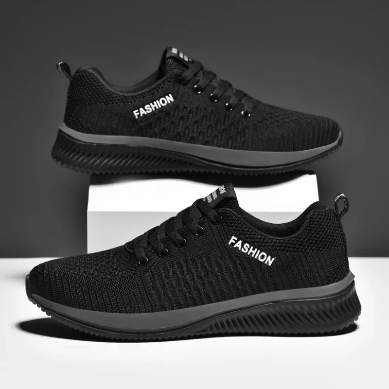 

2023Fashionable Men's Sneakers Mesh Casual Shoes Lace-up Men's Shoes Lightweight Walking Sneakers Men's Running Sneakers