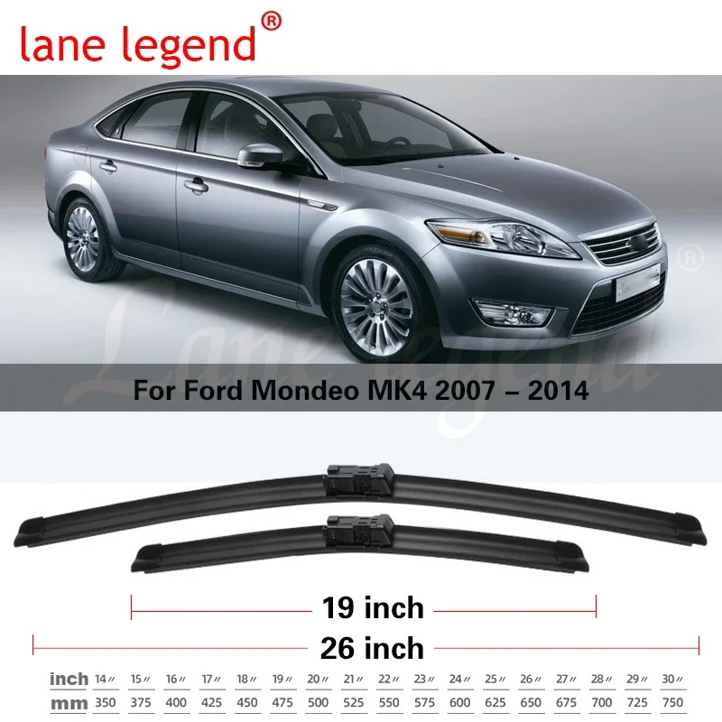 Щетки стеклоочистителя передние для Ford Mondeo 4 2007 2008 2009 2010 2011 2012 2013 2014