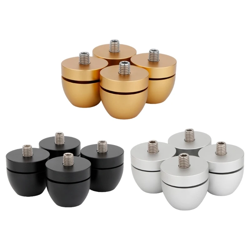 

Universal Speaker Isolation Stand Feet Cone Base Pads Shockproof Pads High Configuration Hardwares Steel Bead Nail