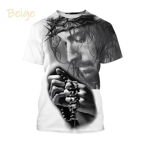 Новые модные 3D футболки с христианским крестом о Иисусе Христе любит всех христианские женские мужские футболки Дешевые дышащие футболки