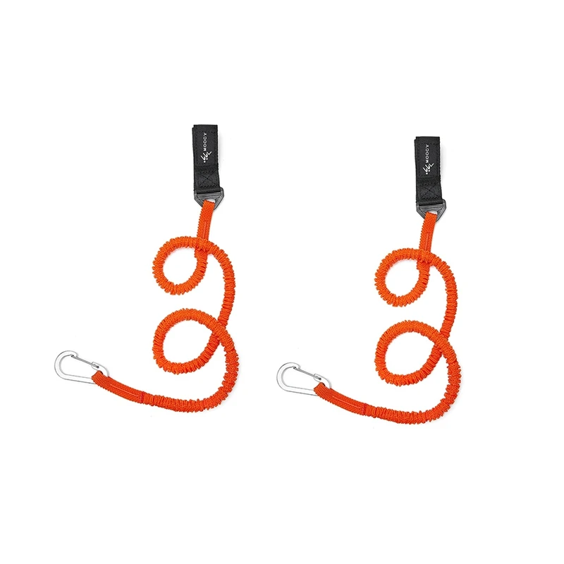 

Adjustable Paddle/ Fishing Rod/ Leash With Carabiner For Kayak Gear Accessories Safety Lanyard