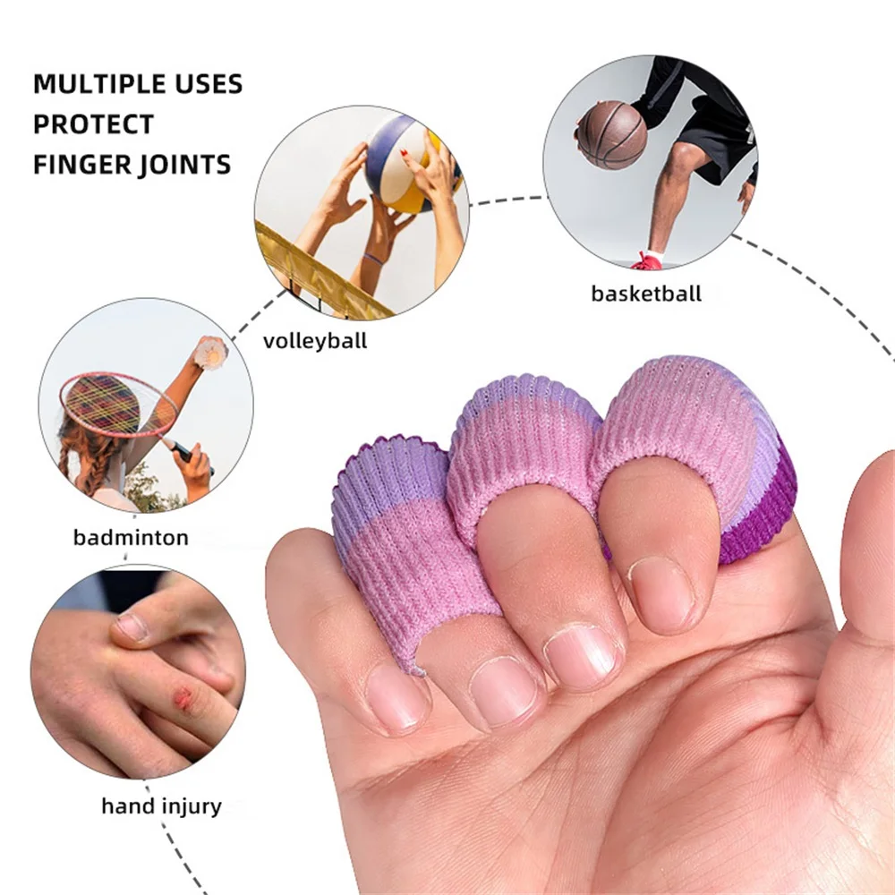 

Gloves Sports Finger Protector Comfortable Breathable Knuckle Protector Sports Protector Elastic 10Pcs/sets