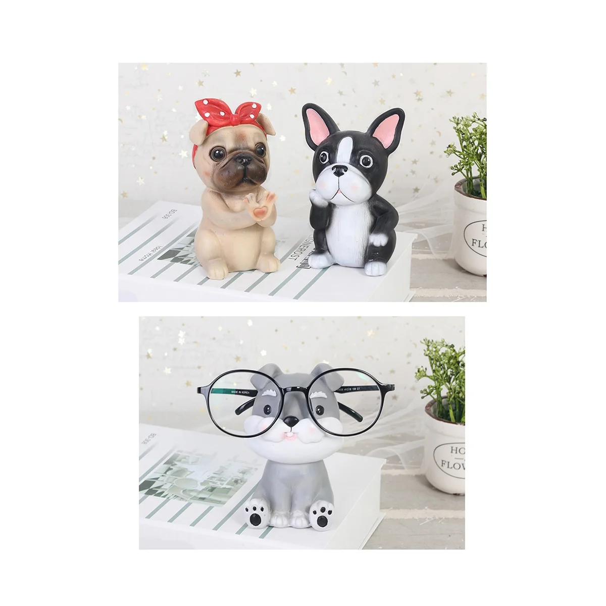 

Держатель для очков в виде щенка