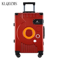 klqdzms net red popular luggage universal wheel boarding case fashion multi functional wheeled travel suitcase