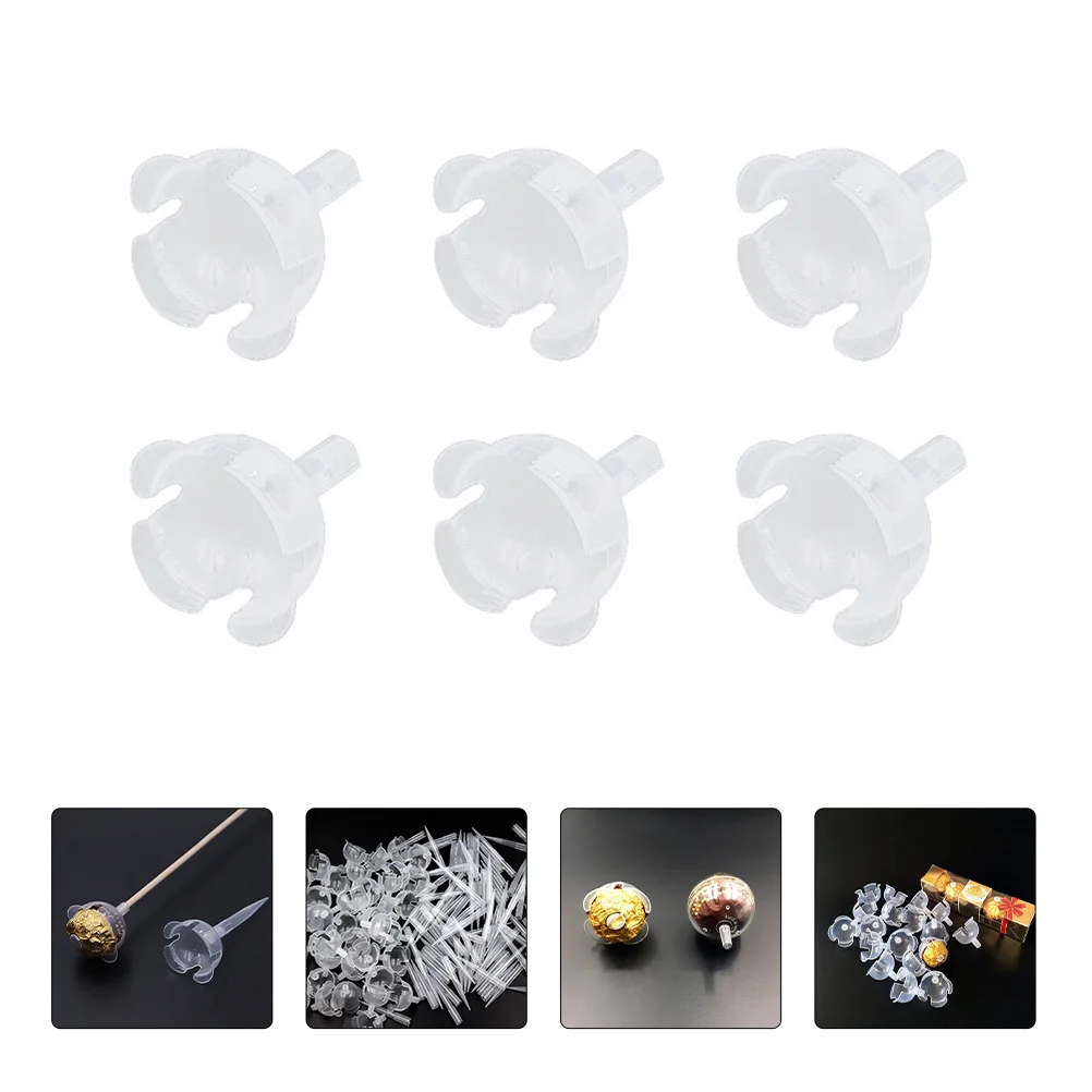 

Chocolate Candy Base Holder Support Bouquet Flower Truffle Packaging Cup Holders Wrappers Box Fixed Rack Clear Round Wrapper