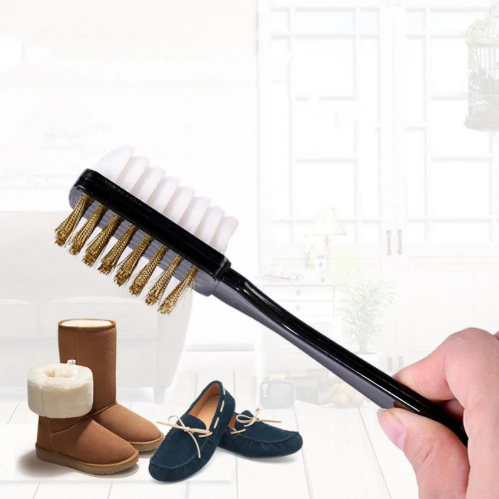 

Щетка для чистки замши и нубука, 2-сторонняя, для удаления грязи, для сапог, сумок, домашних инструментов, 1 шт.