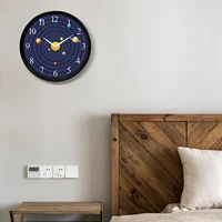 12in round wall clock classics silent non ticking clock modern simple clock for bedroom office living room decor gift