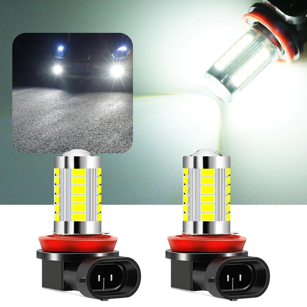 Светодиодсветодиодный Автомобильные противотуманные фары H11 H8 2 шт. светильник