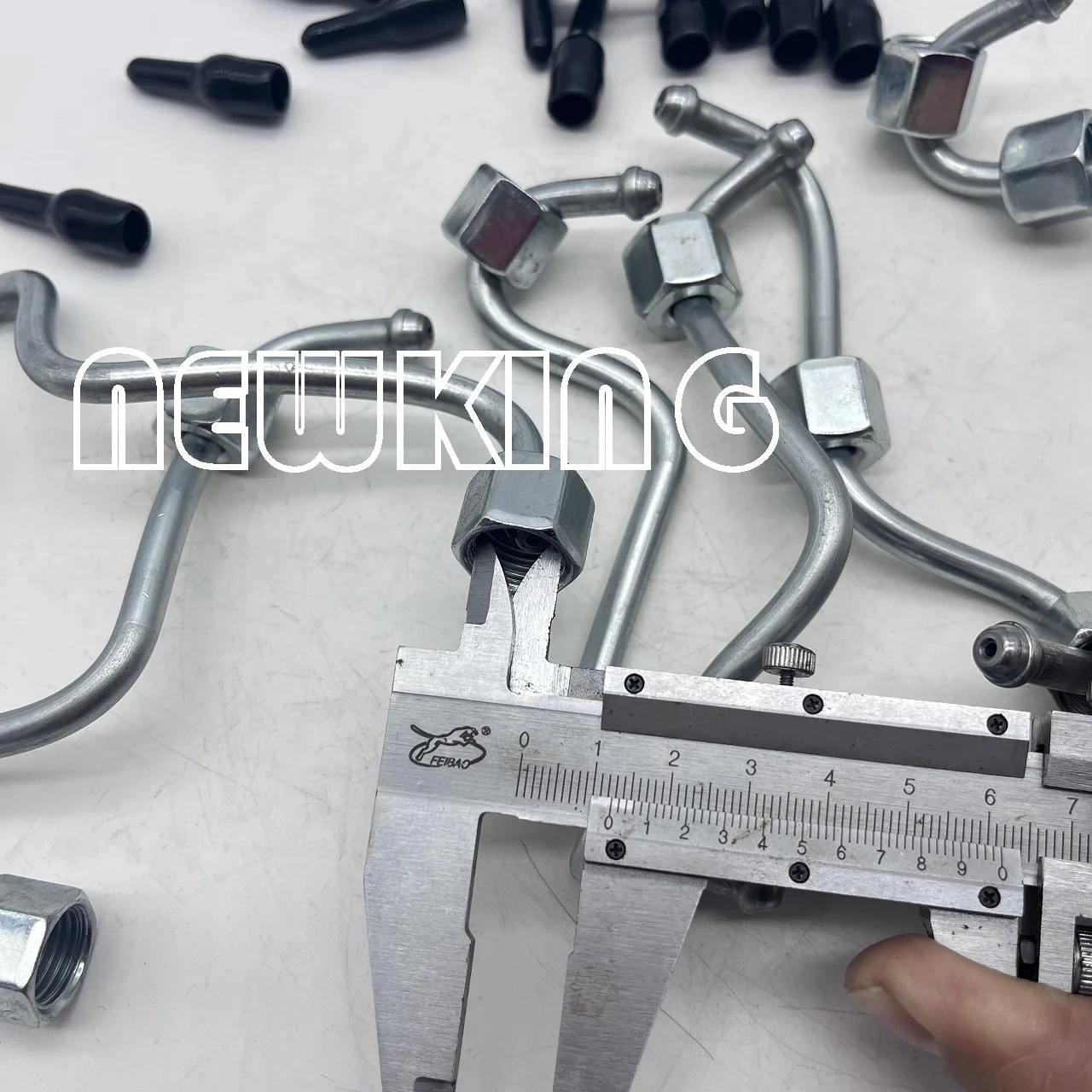 

6 шт., детали экскаватора EC240B EC290BLC, Соединительная труба насоса для впрыска D7D D7E, масляная труба высокого давления для Vol-vo