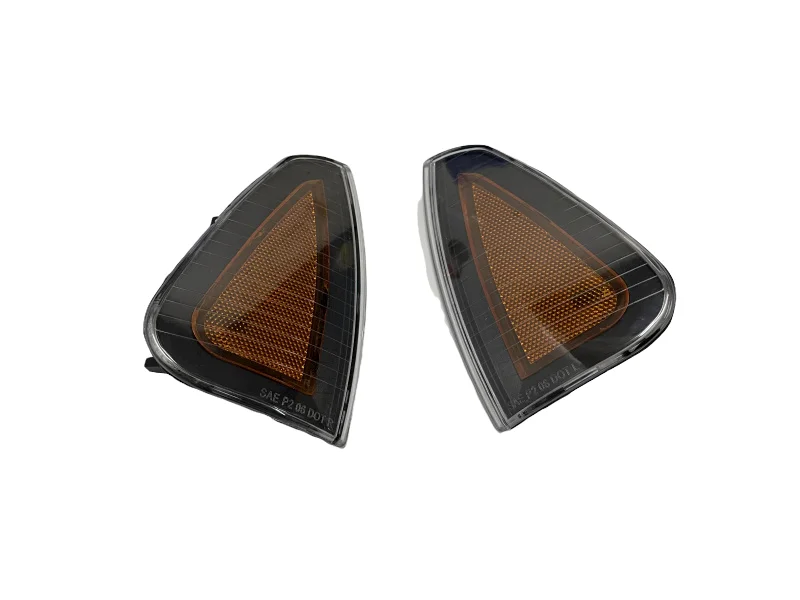 2 шт. янтарные линзы боковые габаритные указатели поворота пара угловых фонарей