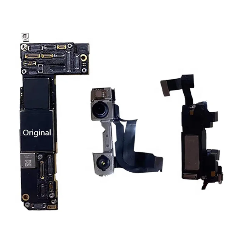 Tanie Bezpłatnym ICloud Pełne Pracy Oryginalna Płyta Główna Dla IPhone 12 / 12 Pro Max Płyta Główna Z Face ID Główna Płyta Główna