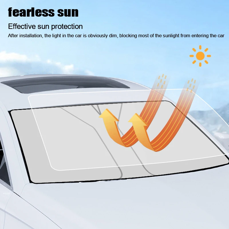 

210T Car Windshield Sunshade UV Ray Reflector Auto Window Sun Shade Visor Shield Cover Keeps Vehicle Cool Sun Heat Protection