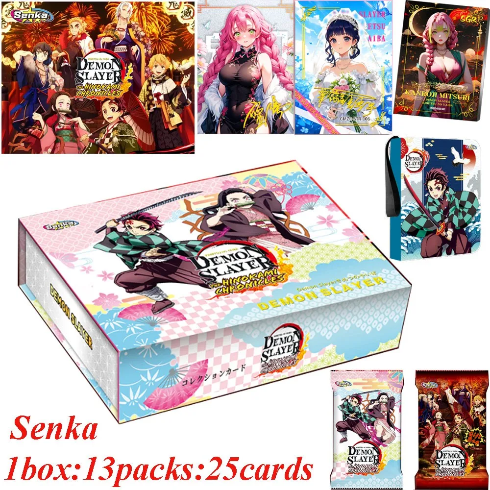 Новые карты Senka Demon Slayer Diamond Flash Rare SSP SP Card Tanjirou Kamado Nezuko Коллекционные персонажей