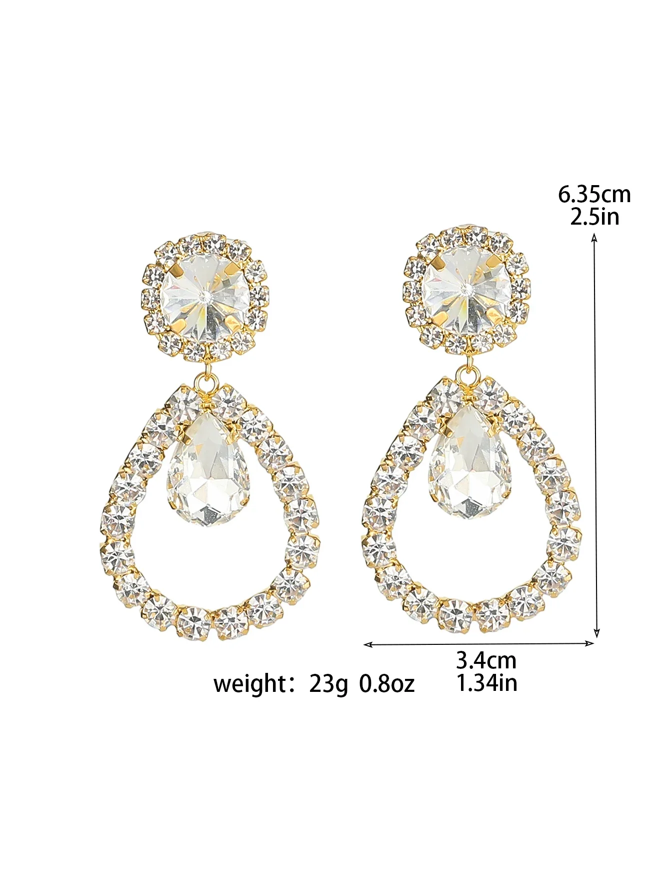 Роскошные цветные треугольные серьги со стразами для женщин свадебные висячие