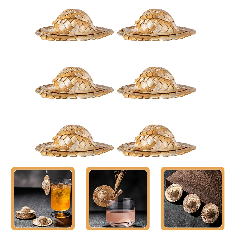 

6Pcs Cocktail Decors Party Decoration Decor Cocktail Decors Cocktail Cups Decors for Drinking Decor Cup