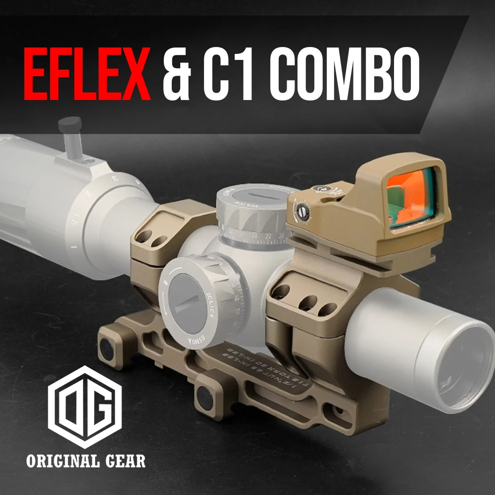 EFXX Red Dot Sight Reflex с 12 верхним креплением для тактического прицела Крепление COMM C1
