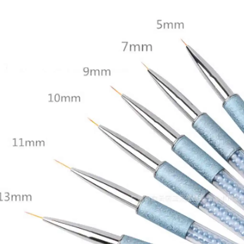 

1pc Nail Art Liner Pen Dotting UV Gel Painting Acrylic Nail Drawing Brush DIY Manicure Art Tool - 7mm