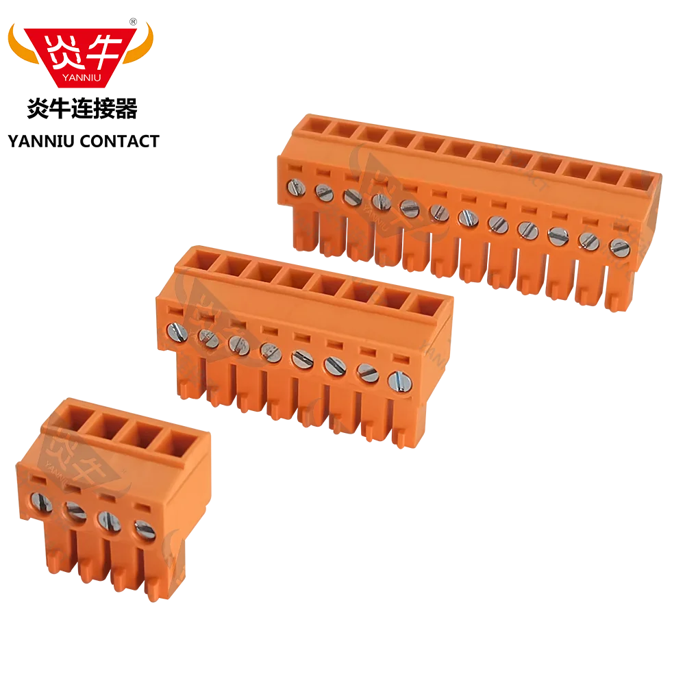 10 шт. оранжевые 3,81 мм 15edgk KF2EDGK 3,81 2P ~ 12P PCB подключаемые клеммные блоки MC 1,5/ 2-ST-3,81 PHOENIX CONTACT deson YANNIU